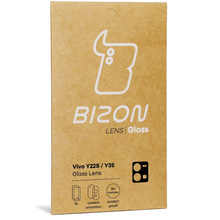 Szkło na aparat Bizon Glass Lens dla Vivo Y22s / Y35, 2 sztuki