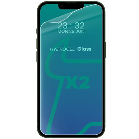 Folia hydrożelowa na ekran Bizon Glass Hydrogel, iPhone 13 Mini, 2 sztuki