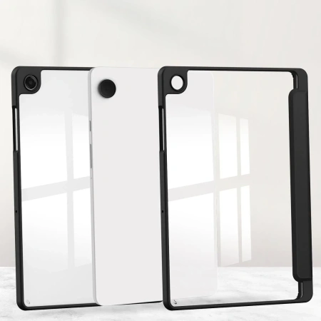 Etui z klapką Bizon Case Tab Clear Matt do Galaxy Tab A11 Plus / A9 Plus, czarne