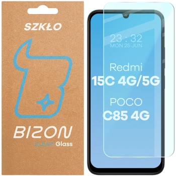 Szkło hartowane Bizon Glass Clear 2 do Xiaomi Redmi 15C 4G / 5G / POCO C85 4G