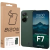 Etui Bizon Case Łupka do Xiaomi POCO F7, zielone
