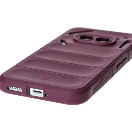 Pancerne etui Bizon Case Tur do Nothing Phone (2a) / (2a) Plus, burgundowe