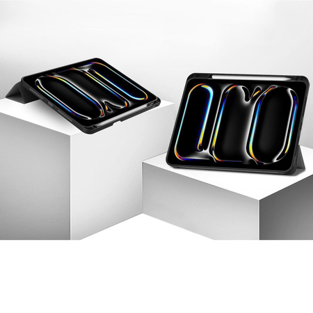 Etui Bizon Case Tab Lizard do iPad Pro 11" 2025 / 2024, szare