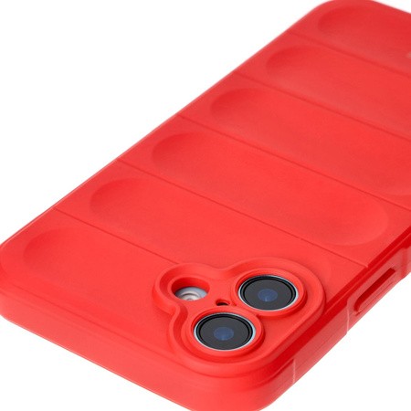 Pancerne etui Bizon Case Tur do iPhone 16 Plus, czerwone