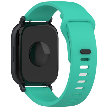 Pasek silikonowy do smartwatcha, Bizon Strap Watch Silicone Pro H, Quick Release 22 mm, miętowy