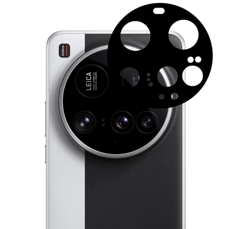 2x Szkło hartowane z ramką + szybka na aparat Bizon Edge 3D Pack do Xiaomi 15 Ultra