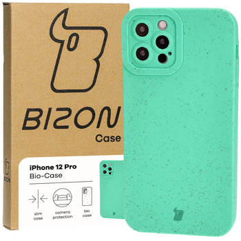 Ekologiczne etui Bizon Bio-Case do iPhone 12 Pro, zielone