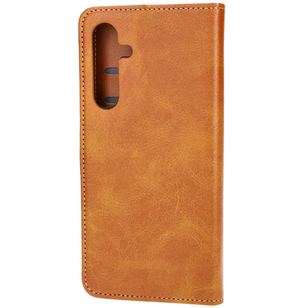 Etui z klapką Bizon Case Pocket do Galaxy A55 5G, brązowe