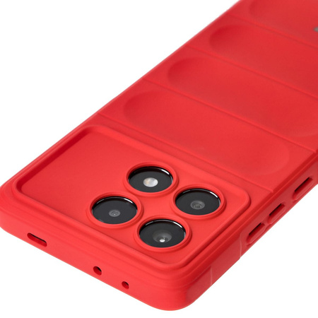 Pancerne etui Bizon Case Tur do Xiaomi Pocophone X6 Pro, czerwone