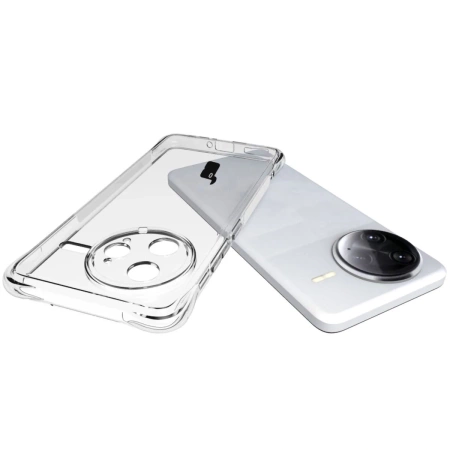 Elastyczne etui + 2x szkło hartowane Bizon Case Clear Pack do Xiaomi Poco F7 Ultra