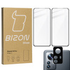 2x Szkło + szybka na aparat Bizon Edge 3D Pack do  Xiaomi 12 Pro