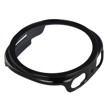 Etui ze szkłem do zegarka Bizon Case+Glass Watch do Samsung Galaxy Watch 8 40 mm, czarne