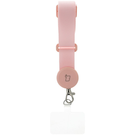 Smyczka do telefonu Bizon Accessories Leash Dragonfly, różowa