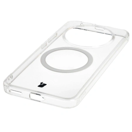 Etui z pierścieniem magnetycznym Bizon Case CrystalO do Honor Magic8 Lite, przezroczyste