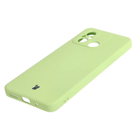 Etui Bizon Case Silicone Sq do Xiaomi Redmi 12C, jasnozielone