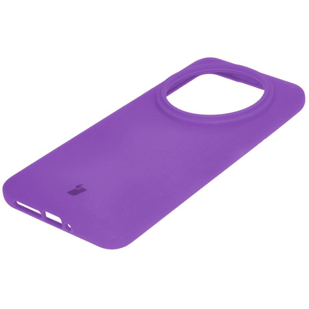 Etui silikonowe Bizon Soft Case do Xiaomi 14 Ultra, fioletowe