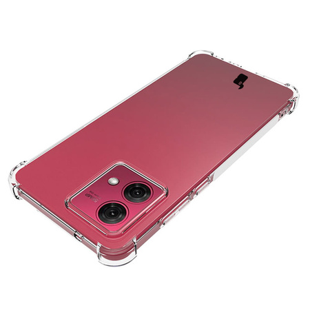 Elastyczne etui Bizon Case Salpa do Motorola Moto G84 5G, przezroczyste