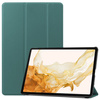 Etui Bizon Case Tab Croc do Galaxy Tab S10 Plus / S9 Plus, ciemnozielone