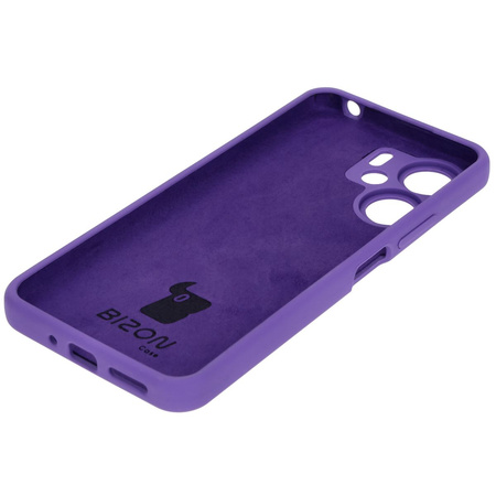 Silikonowe etui Bizon Soft Case do Xiaomi Redmi 13C 4G / Xiaomi Redmi 13C 5G / Xiaomi Poco C65, fioletowe