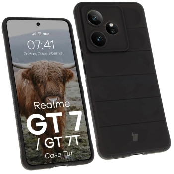Pancerne etui Bizon Case Tur do Realme GT 7 / 7T, czarne