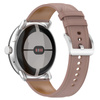 Skórzany pasek Bizon Strap Watch Casual 41 mm do Pixel Watch 3/Watch 2/Watch 1, różowy
