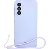 Silikonowe etui z pierścieniem magnetycznym Bizon Case Silicone Magnetic Sq do Galaxy A26 5G, jasnofioletowe
