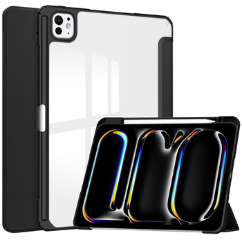 Etui Bizon Case Tab Clear Matt do iPad Pro 13" 2025 / 2024, czarne