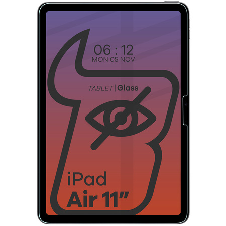 Prywatyzujące szkło hartowane Bizon Glass Tab Clear Shadow Duo do iPad Air 11" 7 / 6 gen. 2025 / 2024, 2 sztuki