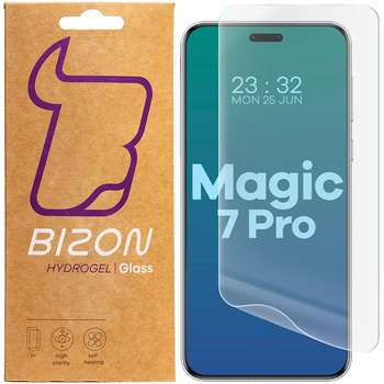 Folia hydrożelowa na ekran Bizon Glass Hydrogel Front do Honor Magic7 Pro, 2 sztuki