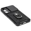 Etui Bizon Case CamShield Ring do Galaxy S22, czarne