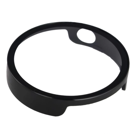 Etui ze szkłem do zegarka Bizon Case+Glass Watch do Xiaomi Watch S4 41 mm, czarne