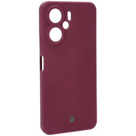 Silikonowe etui Bizon Soft Case do Xiaomi Redmi 13C 4G / Xiaomi Redmi 13C 5G / Xiaomi Poco C65, ciemnofioletowe