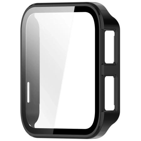 Etui ze szkłem do zegarka Bizon Case Watch Adamo do Garmin Venu X1, czarne