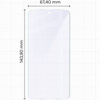 Elastyczne szkło hybrydowe Bizon Glass Mule do Galaxy S25