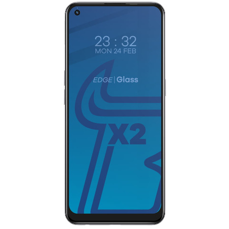 Szkło hartowane Bizon Glass Edge - 2 sztuki + ochrona na obiektyw, Realme GT Master