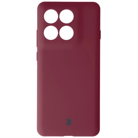 Silikonowe etui Bizon Soft Case do Motorola Edge 60 Pro, ciemnofioletowe