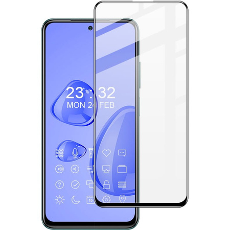 Szkło hartowane Bizon Glass Edge do Moto G22, czarne