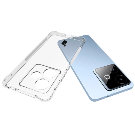 Elastyczne etui Bizon Case Salpa do Realme GT 7 / 7T, przezroczyste