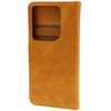 Etui z klapką Bizon Case Pocket do Motorola Edge 50 Neo, brązowe