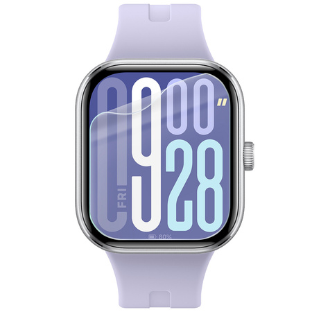 Folia hydrożelowa na ekran Bizon Glass Watch Hydrogel Duo do Xiaomi Redmi Watch 5, 2 sztuki