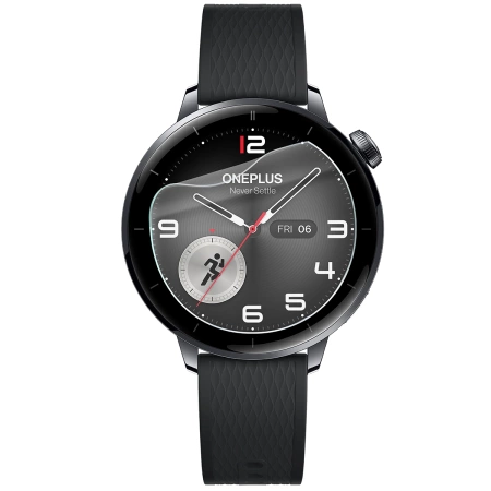 Folia hydrożelowa na ekran Bizon Glass Watch Hydrogel Duo do OnePlus Watch 3 43 mm, 2 sztuki