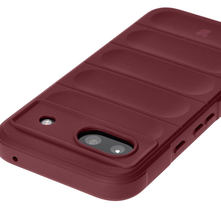 Pancerne etui Bizon Case Tur do Google Pixel 8a, burgundowe