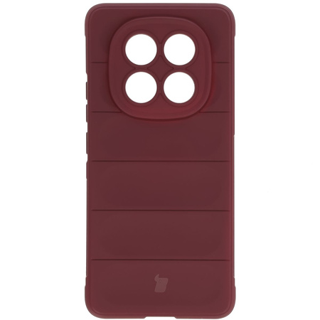 Pancerne etui Bizon Case Tur do Xiaomi Redmi Note 14 Pro Plus 5G, burgundowe