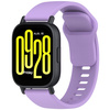 Pasek silikonowy do smartwatcha, Bizon Strap Watch Silicone Pro H, Quick Release 22 mm, fioletowy