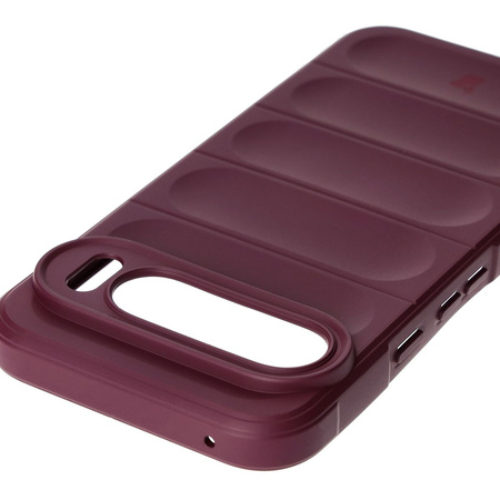 Pancerne etui Bizon Case Tur do Google Pixel 9 Pro, ciemnofioletowe