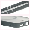 Etui z pierścieniem magnetycznym Bizon Case MatteO do Nothing Phone (3a) Pro, przydymione-szare