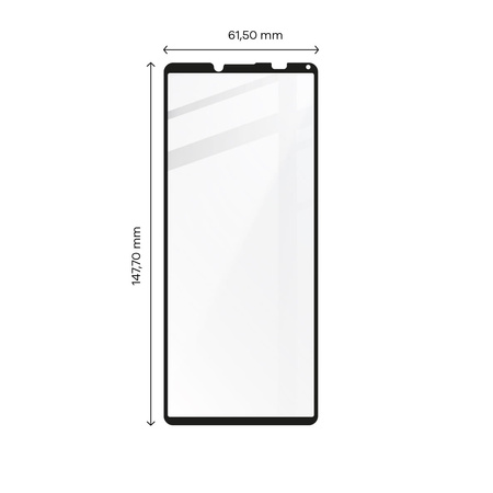 Szkło hartowane Bizon Glass Edge - 2 sztuki + ochrona na obiektyw, Sony Xperia 10 IV