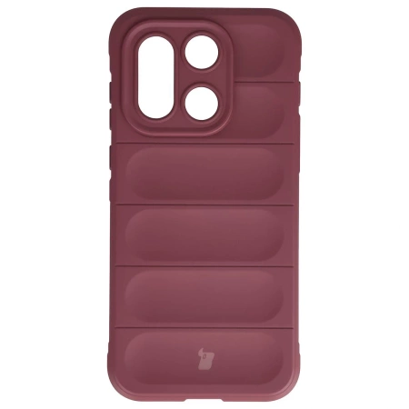 Pancerne etui Bizon Case Tur do OnePlus 15, burgundowe