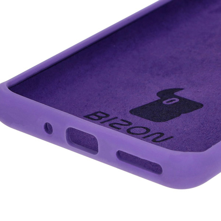 Silikonowe etui Bizon Soft Case do OnePlus 12R, fioletowe