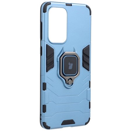 Etui Bizon Case Armor Ring do Galaxy A33 5G, niebieskie